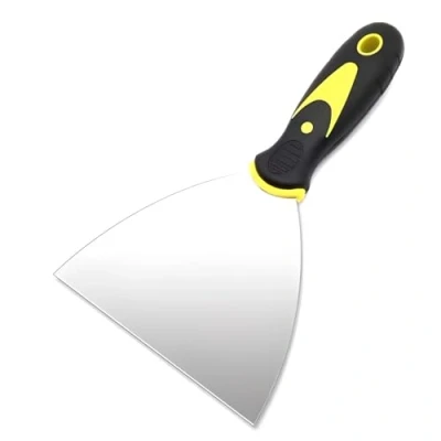Image of GALAMAX Wallpaper Scraper, Stainless Steel Paint Scraper with Soft Grip Handle and Metal Blade Filling Putty Stripper for Drywall Decals DIY Decorating Removal Painting