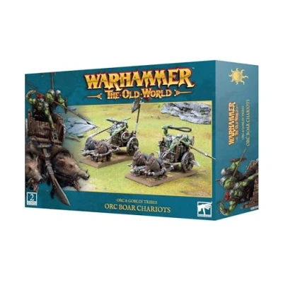 Image of Games Workshop Warhammer The Old World Orc and Goblin Tribes: Boar Chariots