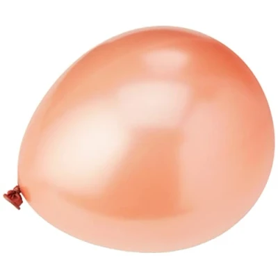 Image of Elegant Rose Gold Pearlized Latex Balloons (30cm) Ideal for Party Decoration, Birthday Celebrations &amp; Events 8ct