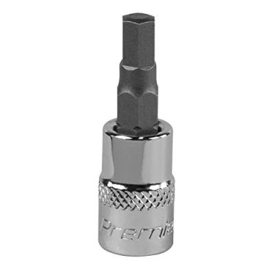 Image of Sealey Premier Hex Socket Bit 5mm 1/4&quot;Sq Drive