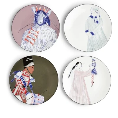 Image of Nutcracker Plates Set of 4