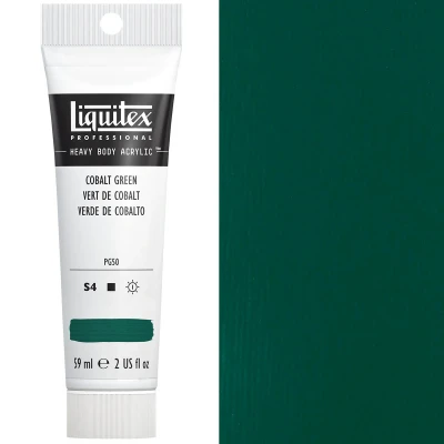 Image of Liquitex Professional Heavy Body Acrylic Paint, Cobalt Green, 59 ml Tube