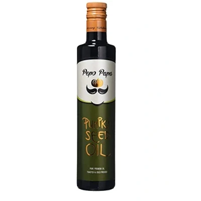 Image of Pepo Papa Pumpkin Seed Oil Toasted and Cold Pressed Pure Premium Vegan 500ml