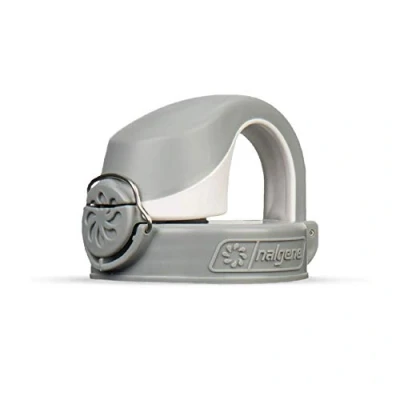Image of Nalgene On The Fly Bottle Replacement Lid (Gray/White), 22oz