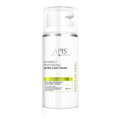 Image of Apis Professional Hydro Evolution Ultralekki Ekstremalnie Nawilżający Krem z Gruszką i Rabarbarem AQUAXTREM dla Skóry Odwodnionej 100ml