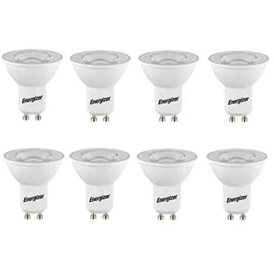 Image of Energizer LED GU10 345LM 4.2W 4,000K (Cool White), Pack of 8