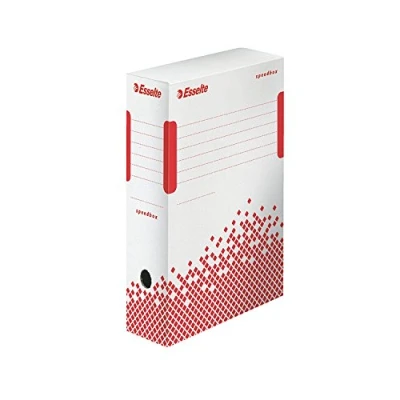 Image of Esselte A4 Speedbox Archiving Box, White, Pack of 25