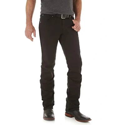 Image of Wrangler Men&#039;s Retro Slim Fit Straight Leg Jean, Black, 32W x 34L
