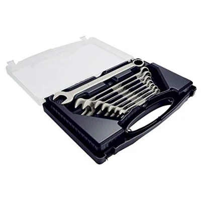 Image of Elora Long Metric Stainless Steel Combination Spanner Set (8 Piece)