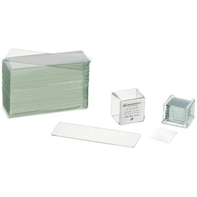 Image of Bresser 5916000 microscope accessories slides (50 pcs) and cover glasses (100
