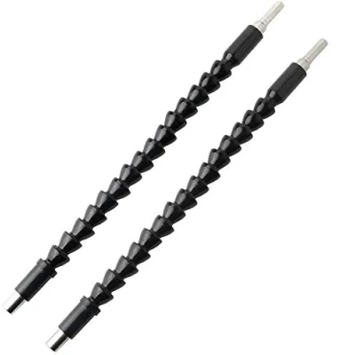 Image of KOSTOO Multi Angle Bending Drill Bit Extension, Flexible Extension Magnetic Hex Soft Shaft, Screwdriver Universal Connection, 2PCS