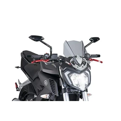 Image of Puig 7654H Windshield Naked New Generation Sport, Smoke