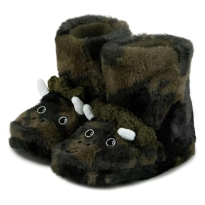 Image of Totes toasties® Kids Dino Boot Slippers