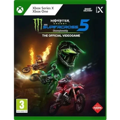 Image of Monster Energy Supercross The Official Videogame 5 (Xbox Series X) Includes Ice Blizzard Customization Pack Exclusive to Amazon.co.uk