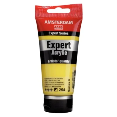 Image of Amsterdam Expert Acrylic: (Acrylic) 75ml Series 3 Permanent Lemon Yellow