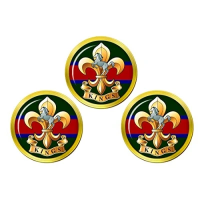 Image of Giftshop UK King&#039;s Regiment, British Army Golf Ball Markers
