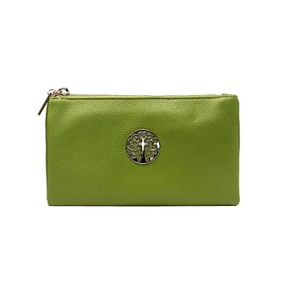 Image of Long &amp; Son Women&#039;s Small Clutch, Wristlet, Shoulder,Cross Body Bags (Green)