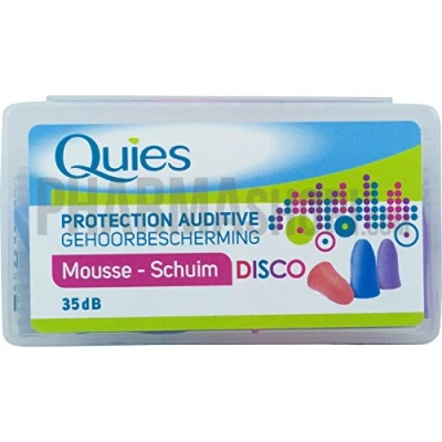 Image of Quies Hearing Protection Foam Earplugs 3 Pairs