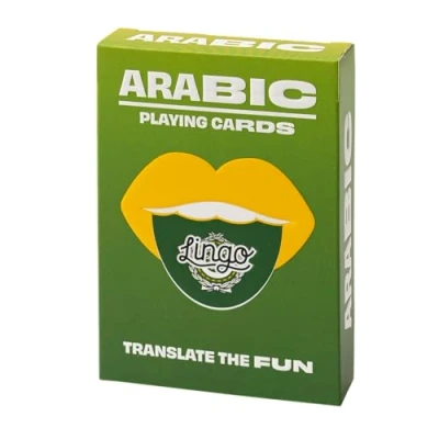 Image of Arabic Lingo Playing Cards Travel Flashcards Learn Vocabulary in A Fun &amp; Easy Way 52 Essential Translations
