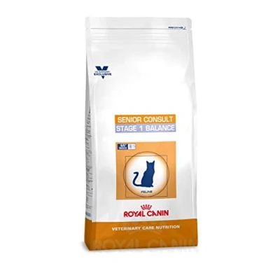 Image of Royal Canin Vet Care Nutrition Cat Food Senior Consult Stage 1 Balance 10 Kg