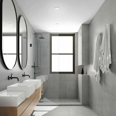 Image of Briloner LED recessed spotlight Plat white 7.5cm 4,000K set of 3