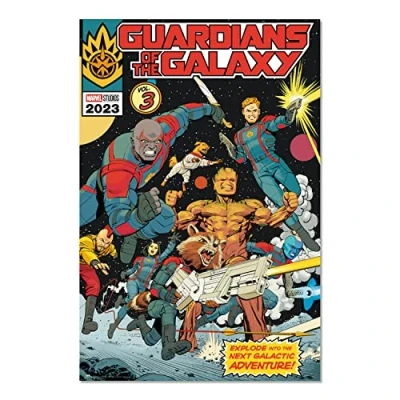 Image of Grupo Erik Marvel Guardians Of The Galaxy Vol 3 Explode Into Next Galactic Adventure Poster 36 x 24 inches / 91.5 61 cm Shipped Rolled Up Cool Posters Art Wall