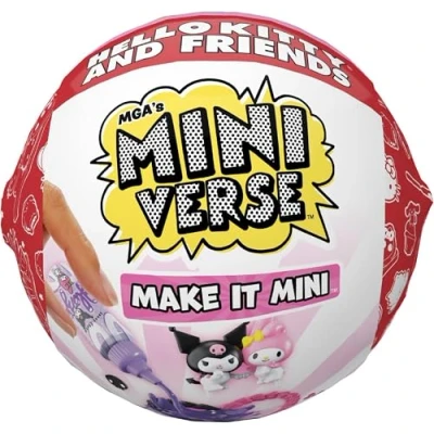 Image of MGA’s Miniverse Make It Mini Hello Kitty and Friends Series 2 Includes 1 Set, Blind Packaging, 12 Sets to Collect, Sanrio Items, DIY, For Collectors &amp; Children Ages 8+, NOT EDIBLE