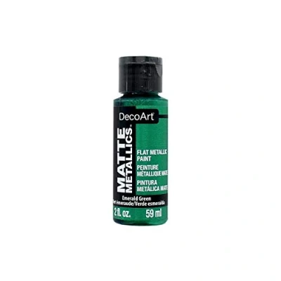 Image of Deco Art Americana Acrylic Matte Metallics 2Oz Emerald Green