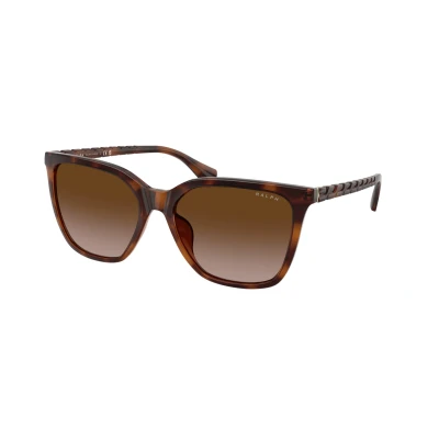 Image of Ralph Lauren 0RA5328U Sunglasses, Women&#039;s, Size: 56, Shiny dark havana