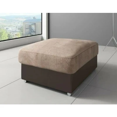 Image of MK Sofas Shannon FootStool A Modern &amp; Luxurious For living room Premium Quality pouffes Brown Bedroom stool Furniture Drawing Room, Office
