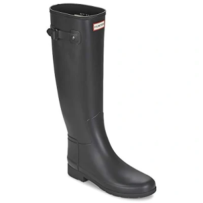 Image of Hunter Women&#039;s Original Refined Wellington Boots, Black (Black), 6 UK