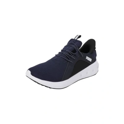 Image of PUMA Unisex SOFTRIDE Carson Ease in Road Running Shoe, Navy Black White, 10 UK
