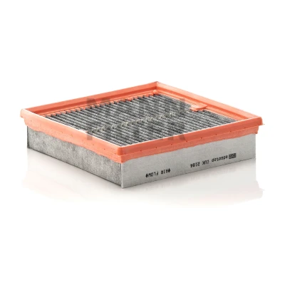 Image of 20409908, 84457567 Pollen Filter MANN CUK 2184 Activated Carbon 210mm 48mm VOLVO: FM 9