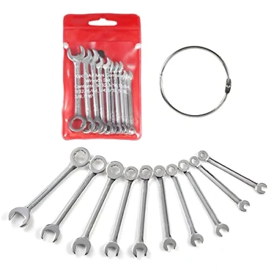 Image of alladaga Mini Combination Wrench Set, Metric and SAE Small Repair Tools (SAE)