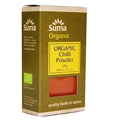 Image of Suma organic Chilli powder 3 x 25g