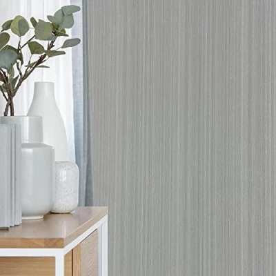 Image of Superfresco Easy Glitter Stria Textured Plain Silver Wallpaper Paste The Wall Contemporary Mauve Glittered Design Feature or 4 Suitable for Any Room