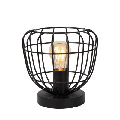 Image of Filox Retro Table Lamp Ø 20cm 1xE27 Black