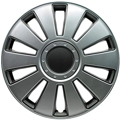 Image of AUTO STYLE Set wheel covers Pennsylvania 14 inch silver/charcoal grey