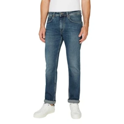 Image of Pepe Jeans Straight leg jeans, Men&#039;s, Size: 38x30, Dark blue denim