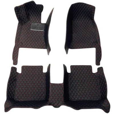 Image of Car Floor Mats for Mercedes Benz Glc SUV (X253) 200 250 300 300e 350e 300de 2015 2023, Full Coverage Carpet Protection Mat, All Weather Leather Waterproof Anti Slip