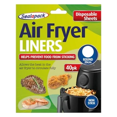 Image of Round Disposable Air Fryer Liners 20cm Clear 0 By Sealapack