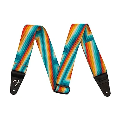 Image of Fender Retro Rainbow Strap Guitar