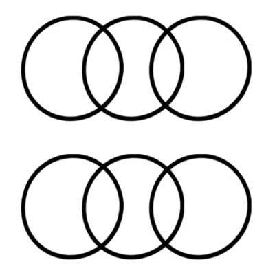 Image of 6Pcs 3.5&quot; O.D. Replacement O Ring for Reverse Osmosis Water Filter Housings, Black Rubber Ring，Black Set