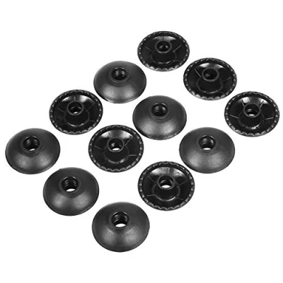 Image of VGEBY Trekking Pole Basket, 12Pcs Snow Ski Mud Basket for Outdoor Walking Climbing Hiking,Black