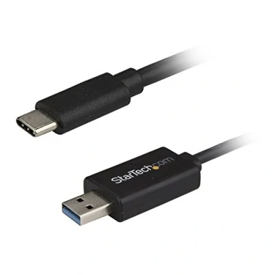 Image of StarTech.com USB C to Data Transfer Cable, Mac / Windows, 3.0, Windows Easy Transfer, 2m (6ft) (USBC3LINK)