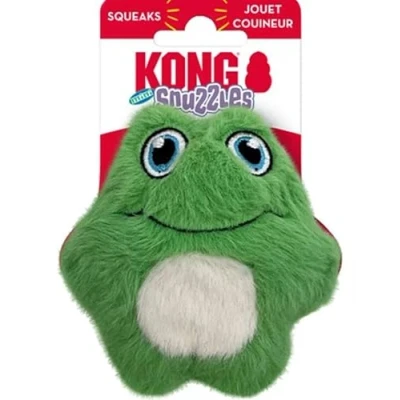 Image of KONG Snuzzles Kiddos Mini Squeaker Dog Toy Extra Small (Frog)