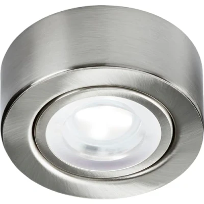 Image of KnightsBridge 230V 2W LED Under Cabinet Light with Adjustable CCT Brushed Chrome