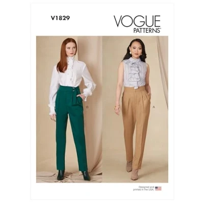 Image of Vogue Patterns V1829B5 Misses Skirt/Pants B5 (8 10 12 14 16)