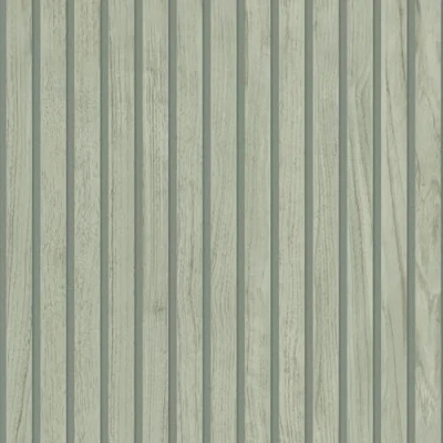 Image of Panacea Wood Slats Effect 3D Design Modern, Industrial Minimalist Look Wallpaper for Living Room, Bedroom, Hallway Sage Belgravia 1163