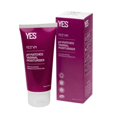 Image of YES® VM Water Based Vaginal Moisturiser Long Lasting &amp; Fast Acting for Dryness Irritation pH Matched Menopause Support Certified Organic Natural (100ml)